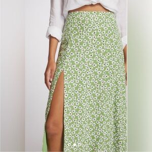 Anthropologie Maeve Floral Midi Skirt